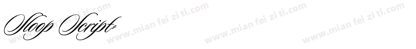 Sloop Script字体转换